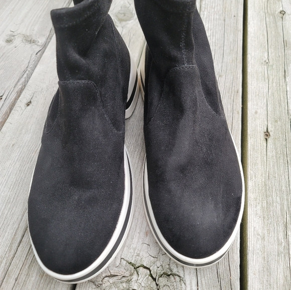 Kurt Geiger genuine suede pullups sz 7.5 - Picture 2 of 8